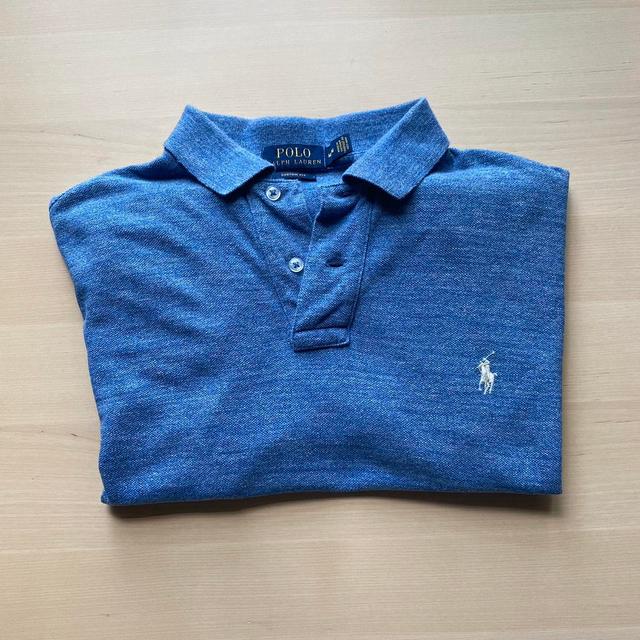 Ralph Lauren Men's Polo shirt - Blue - M on Productcaster.