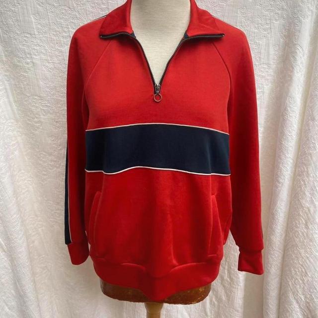 Next Women's Sweatshirt - Red/Blue - L on Productcaster.