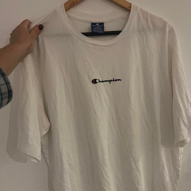 Champion Men's T-shirt - White - L on Productcaster.