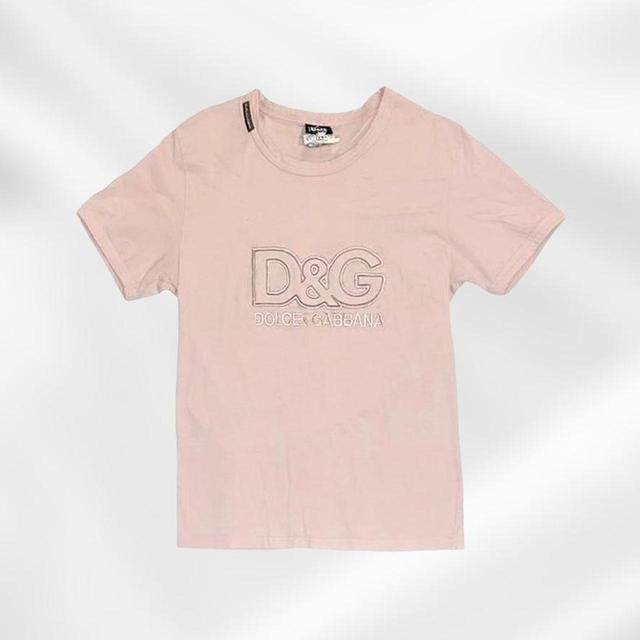 Dolce & Gabbana Women's T-shirt - Pink - S on Productcaster.