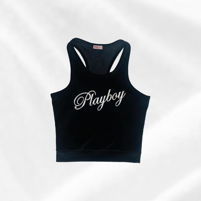 Playboy Women's Vest - Black/Silver - M on Productcaster.