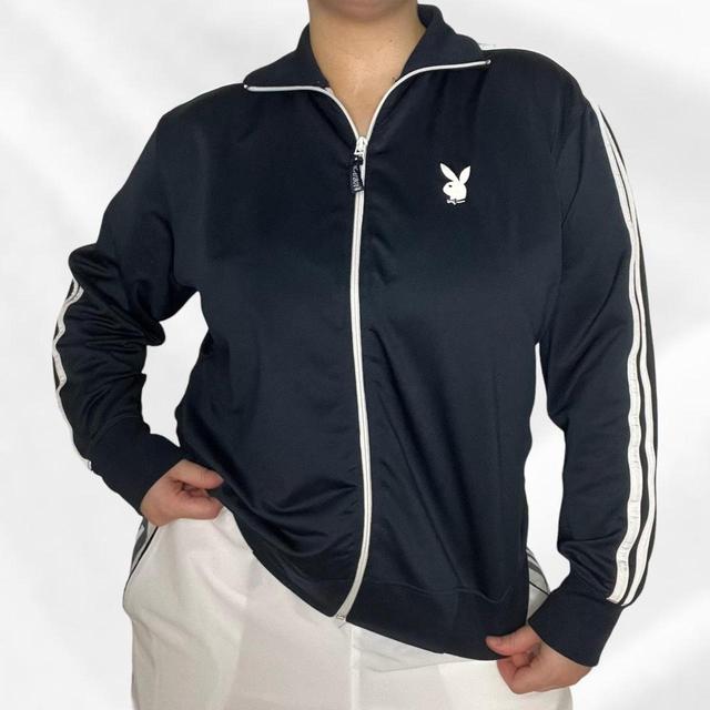 Playboy Women's Jacket - Navy/White - L on Productcaster.