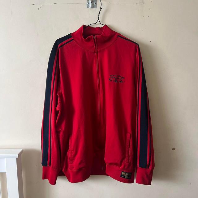 Polo Men's Sweatshirt - Red - L on Productcaster.