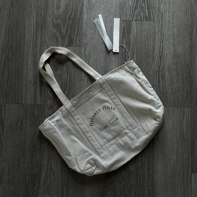 Stampd Men's Casual Bag - Cream/White on Productcaster.