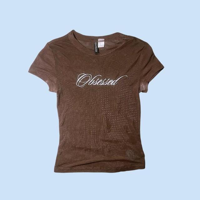 H&M Women's Crop top - Brown - S on Productcaster.