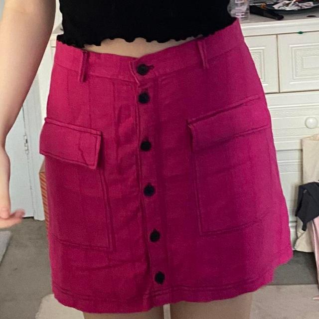 Urban Outfitters Women's Mini Skirt - Pink - M on Productcaster.