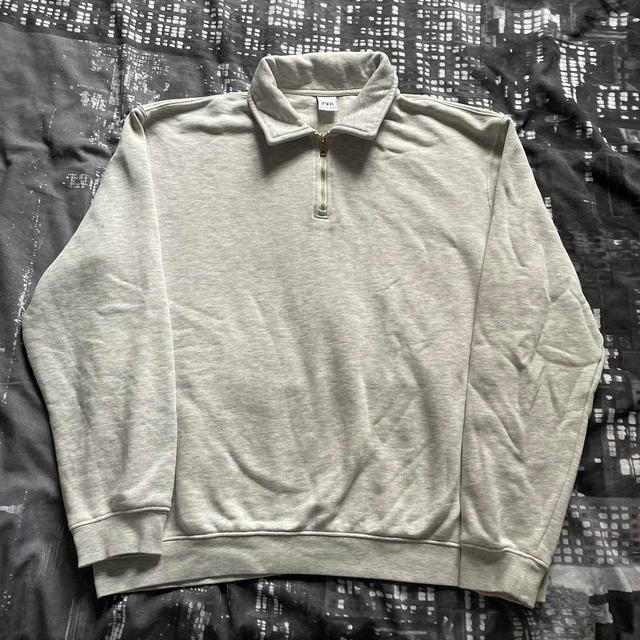 Zara Men's Jumper - Grey - L on Productcaster.