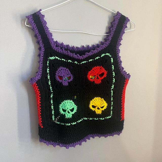 Handmade Women's Vest - Black - M on Productcaster.