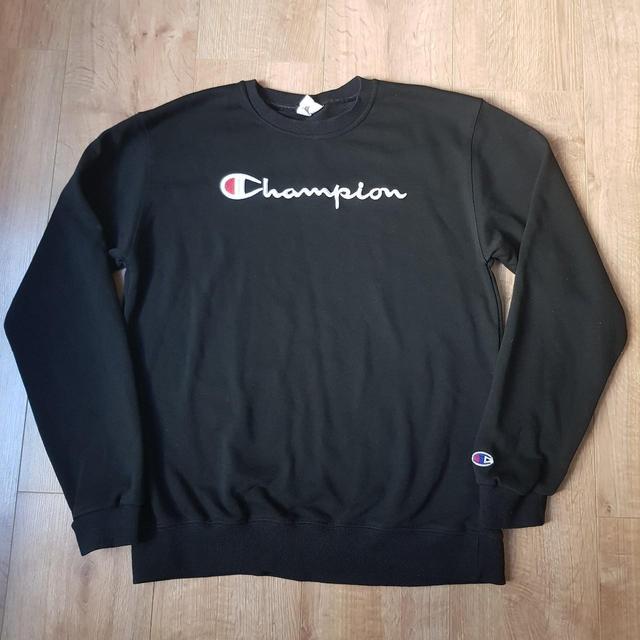 Champion Men's Sweatshirt - Black - L on Productcaster.