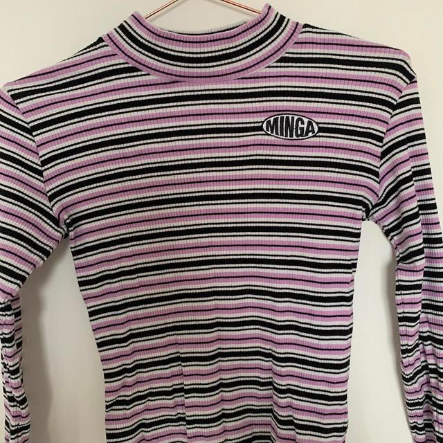 Minga London Women's Shirt - Pink/Black - M on Productcaster.