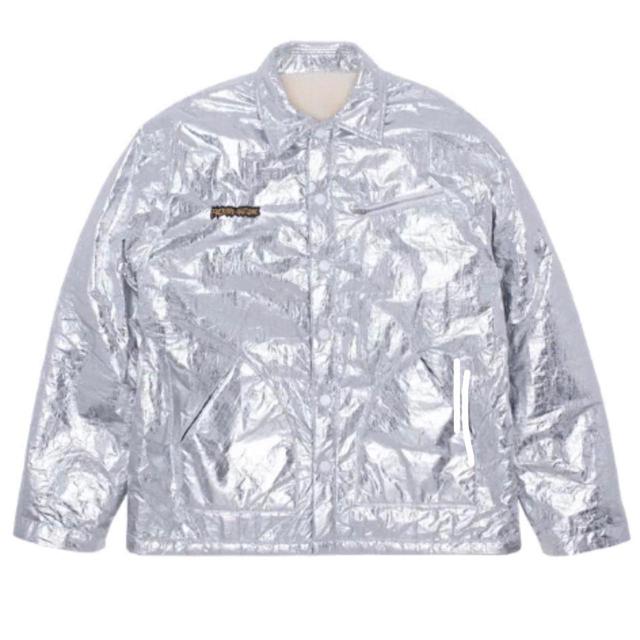 Fucking Awesome Women's Jacket - Silver/Grey - S on Productcaster.