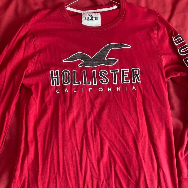 Hollister Co. Men's Shirt - Red - S on Productcaster.