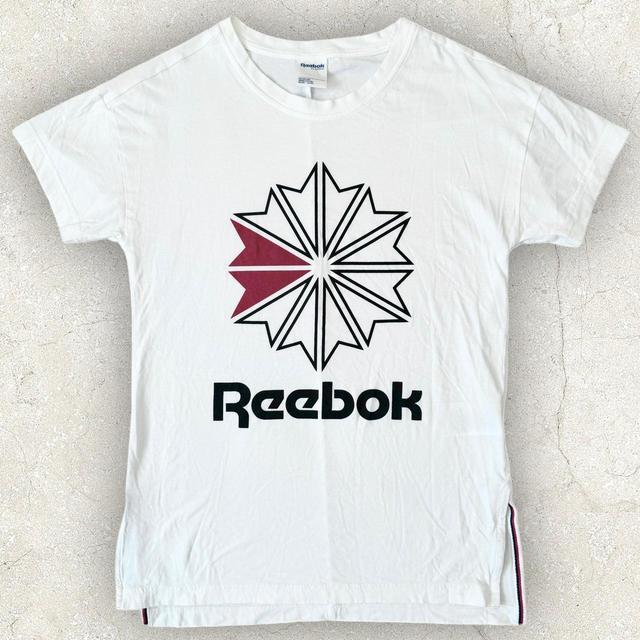 Reebok Women's T-shirt - White/Red - M on Productcaster.