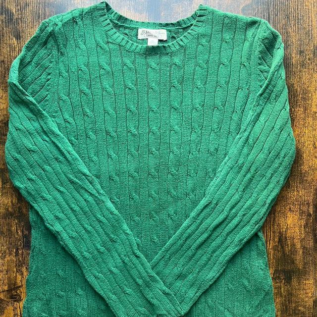 St. John's Bay Women's Jumper - Green - S on Productcaster.