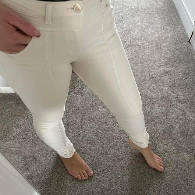 Morgan De Toi Women's Trousers - Cream - UK 8 on Productcaster.