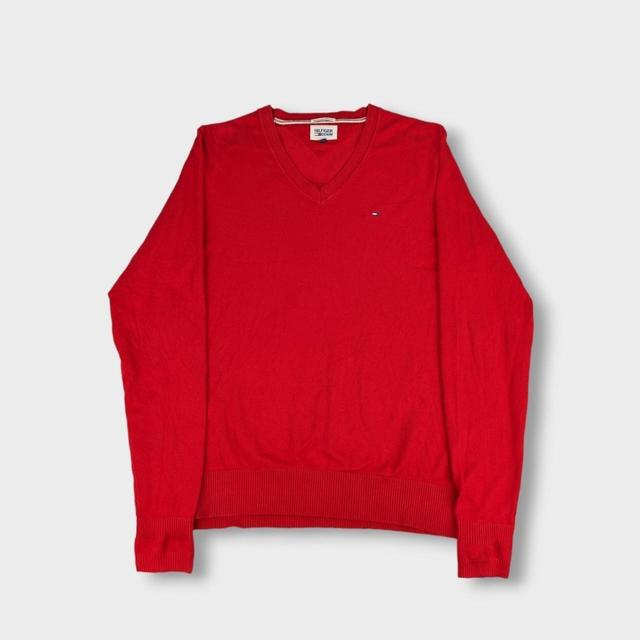 Tommy Hilfiger Men's Jumper - Red - L on Productcaster.