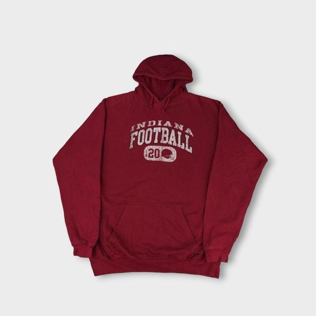 The Unbranded Brand Men's Hoodie - Burgundy - XL on Productcaster.