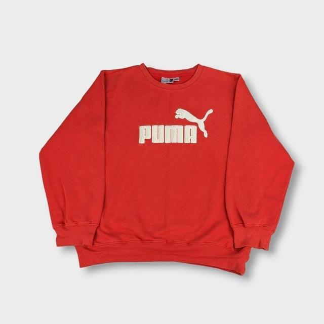 Puma Men's Sweatshirt - Red - S on Productcaster.