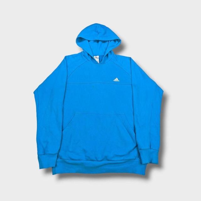 Adidas Men's Hoodie - Blue - S on Productcaster.