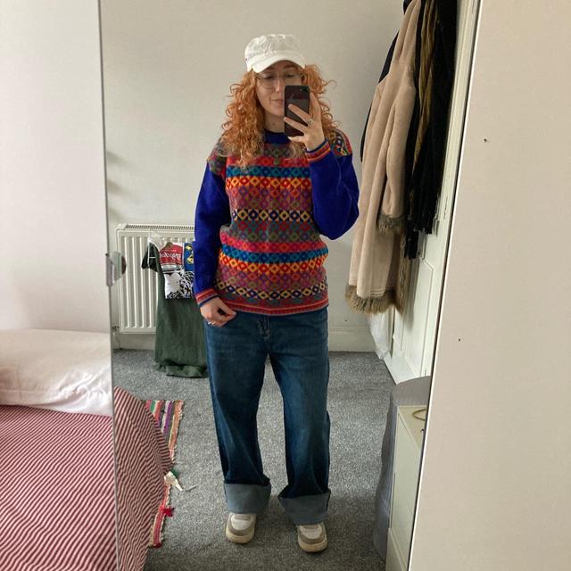 Vintage Supply Women's Jumper - Multi/Blue - M on Productcaster.