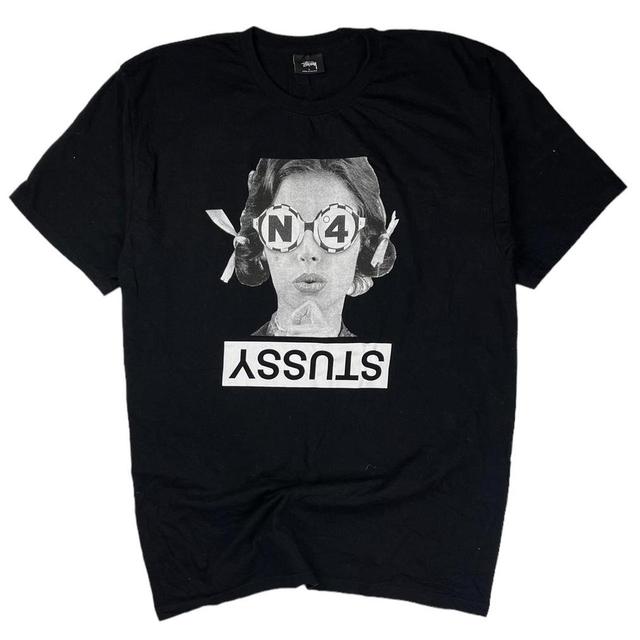 Stüssy Men's T-shirt - Black - L on Productcaster.