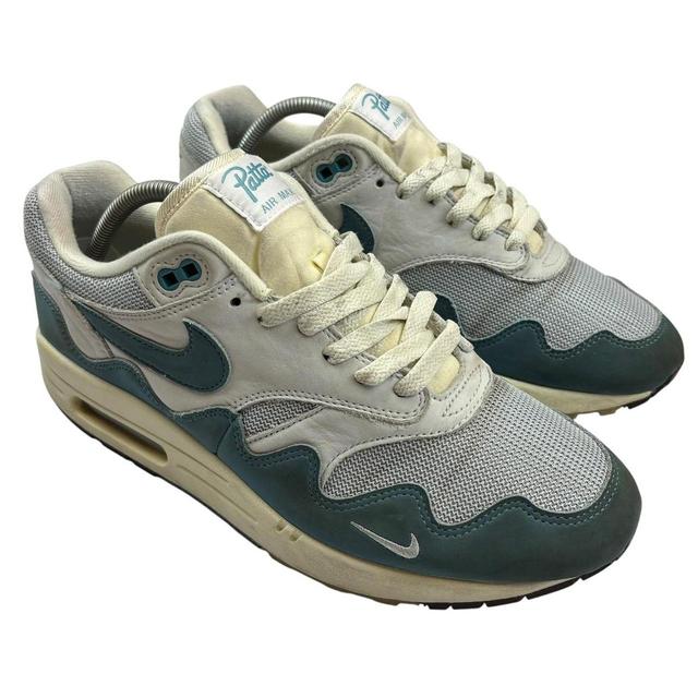 Nike Men's Trainers - Grey/Blue - UK 8.5 on Productcaster.