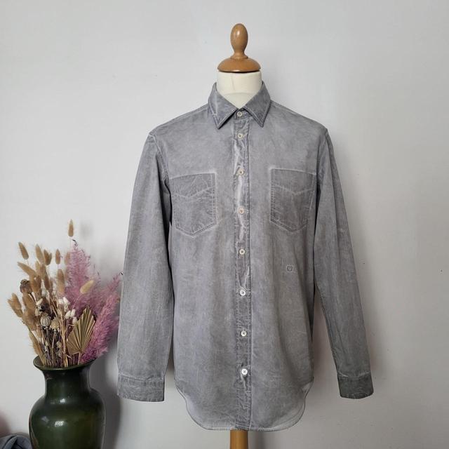 Massimo Alba Men's Shirt - Grey - M on Productcaster.