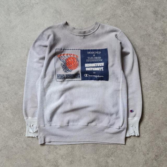 Champion Men's Sweatshirt - Grey - L on Productcaster.