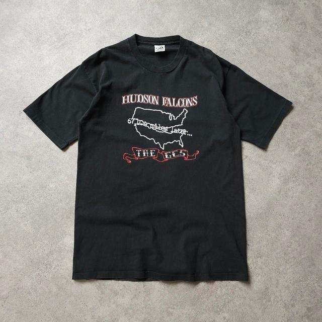 Vintage Men's T-shirt - Black - L on Productcaster.