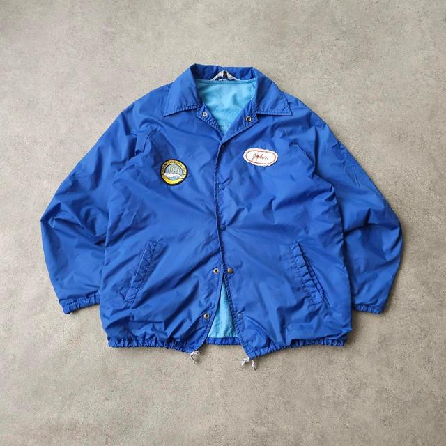 Vintage Men's Lightweight Jacket - Blue - L on Productcaster.