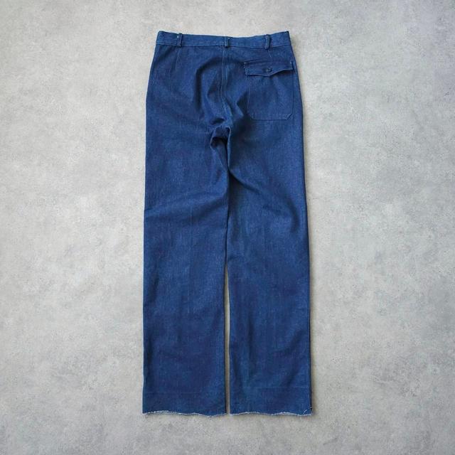 Vintage Men's Straight leg Jeans - Blue/Navy - 36" on Productcaster.