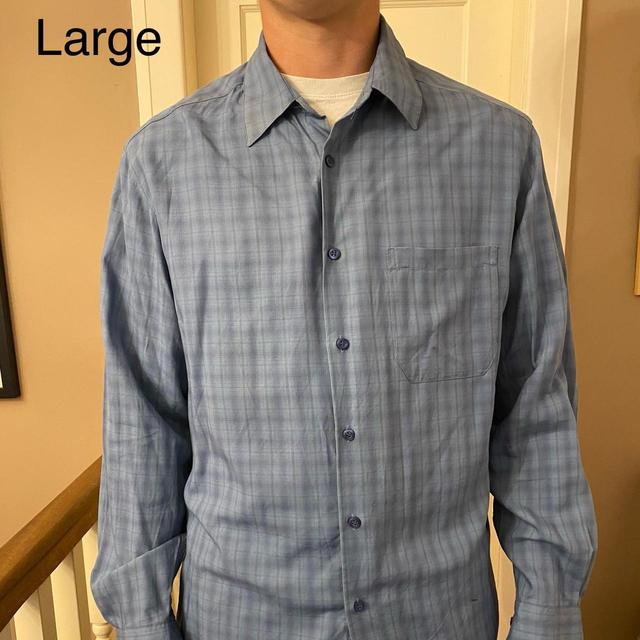 Men's Shirt - Blue - L on Productcaster.