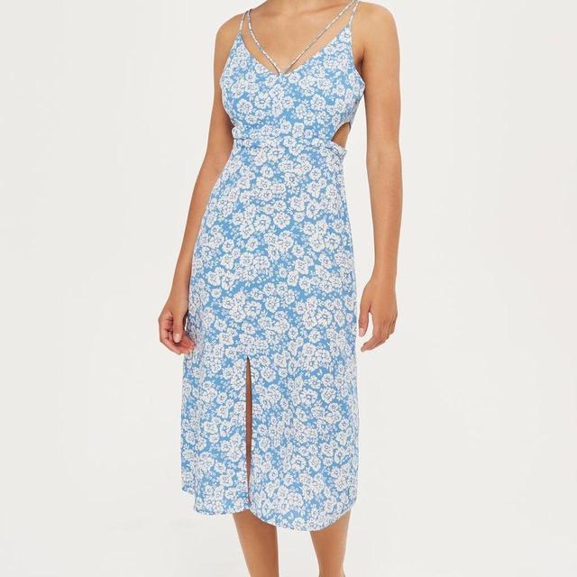 Topshop Women's Slip Dress - Blue - 6 on Productcaster.