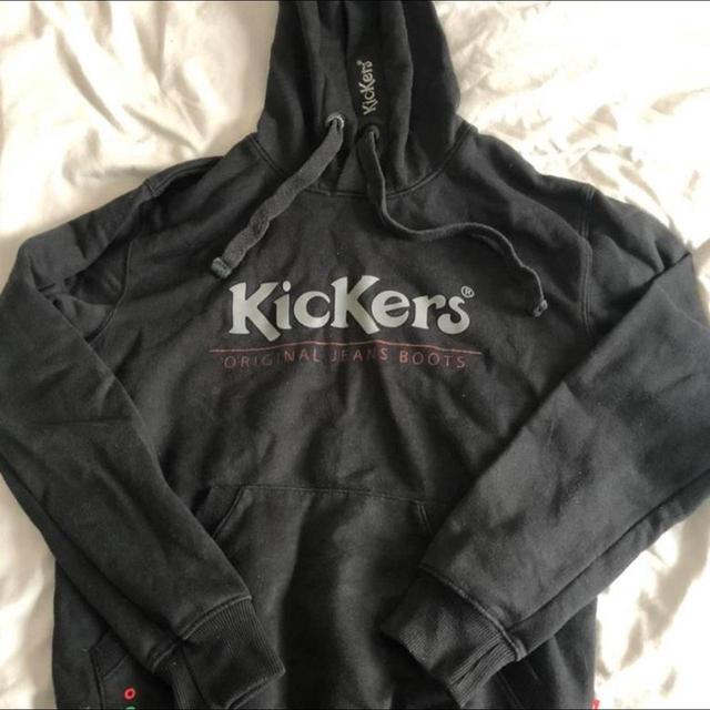 Kickers Men's Hoodie - Black/Grey - S on Productcaster.