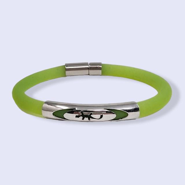 Men's Bracelet - Green on Productcaster.