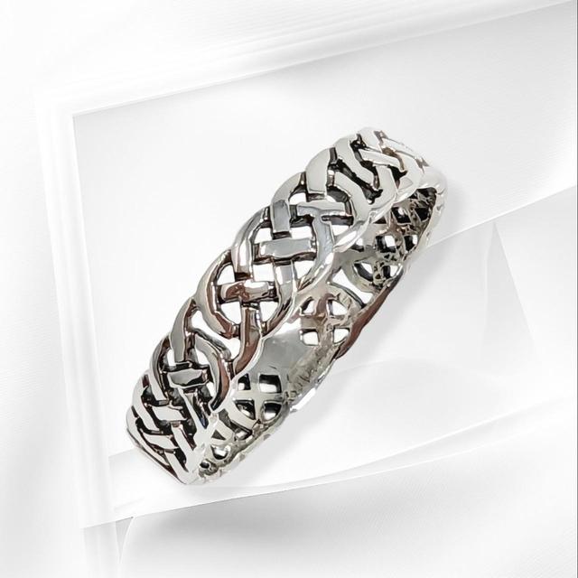 Men's Ring - Silver on Productcaster.