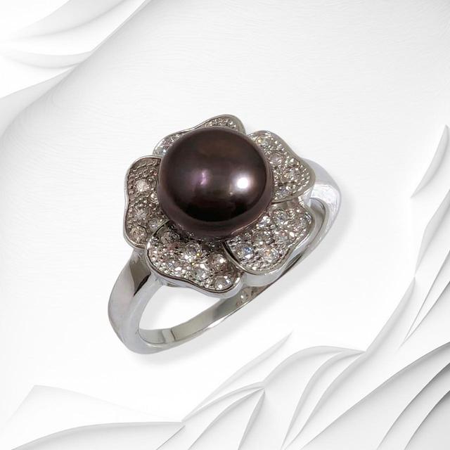 Women's Ring - Brown/Silver on Productcaster.