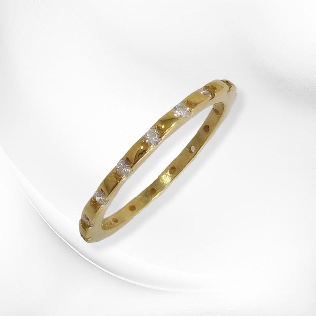 Women's Ring - White/Gold on Productcaster.