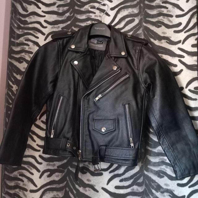 Deadstock Women's Leather Jacket - Black - XS on Productcaster.