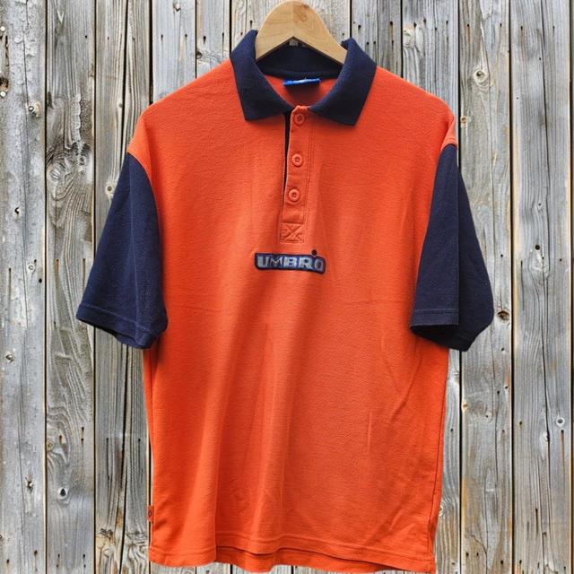 Umbro Men's Polo shirt - Orange - XL on Productcaster.