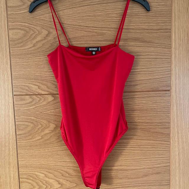 Missguided Women's Bodysuit - Red - 10 on Productcaster.