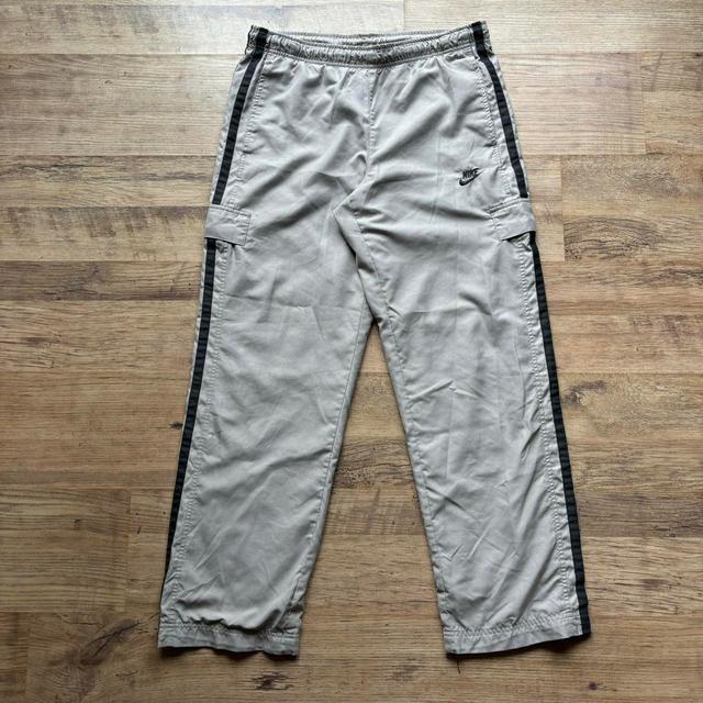 Nike Men's Sweatpants - Grey/Cream - S on Productcaster.