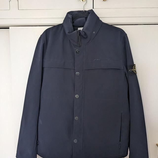 Stone Island Men's Jacket - Navy - L on Productcaster.