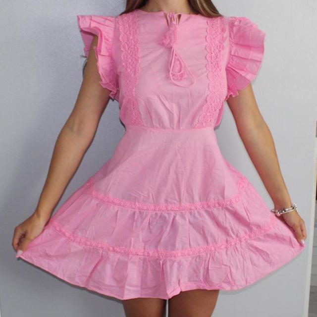 Women's Casual Dress - Pink - S on Productcaster.