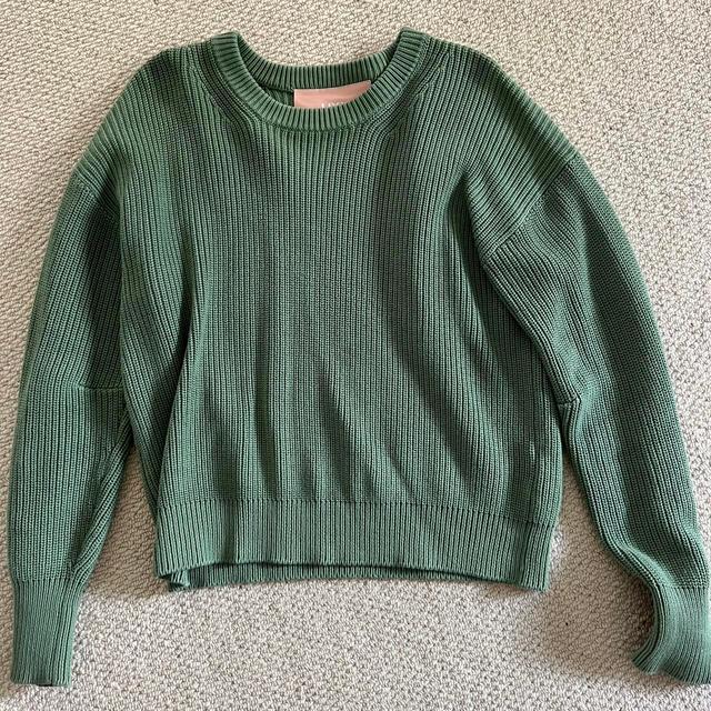 JJXX Women's Sweatshirt - Green - S on Productcaster.