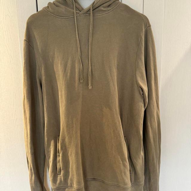 AllSaints Men's Hoodie - Khaki - M on Productcaster.