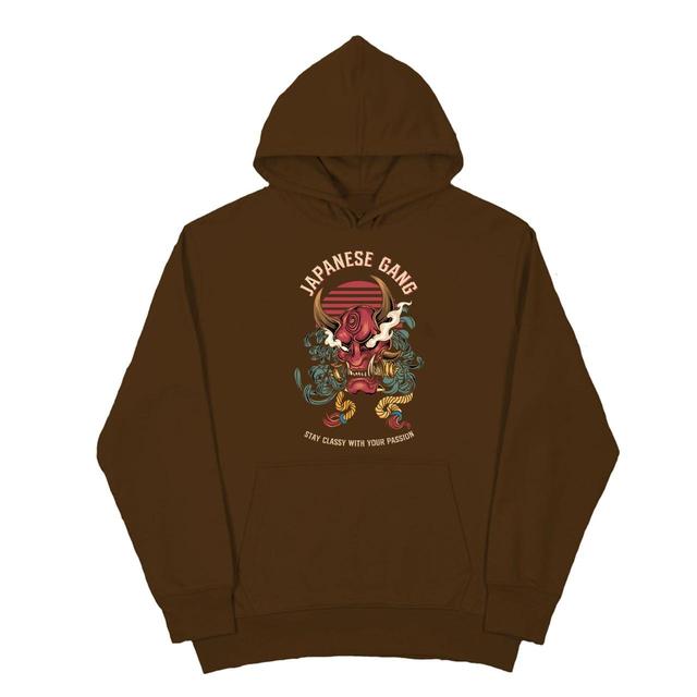 Vintage Men's Hoodie - Brown - L on Productcaster.