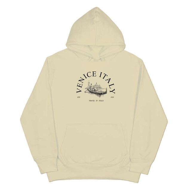 Vintage Men's Hoodie - Cream - XL on Productcaster.