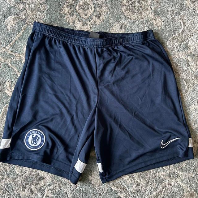 Chelsea F.C. Men's Shorts - Navy/Blue - L on Productcaster.