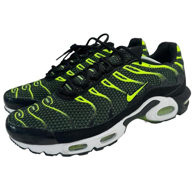 Nike Men's Trainers - Black/Green - UK 10 on Productcaster.